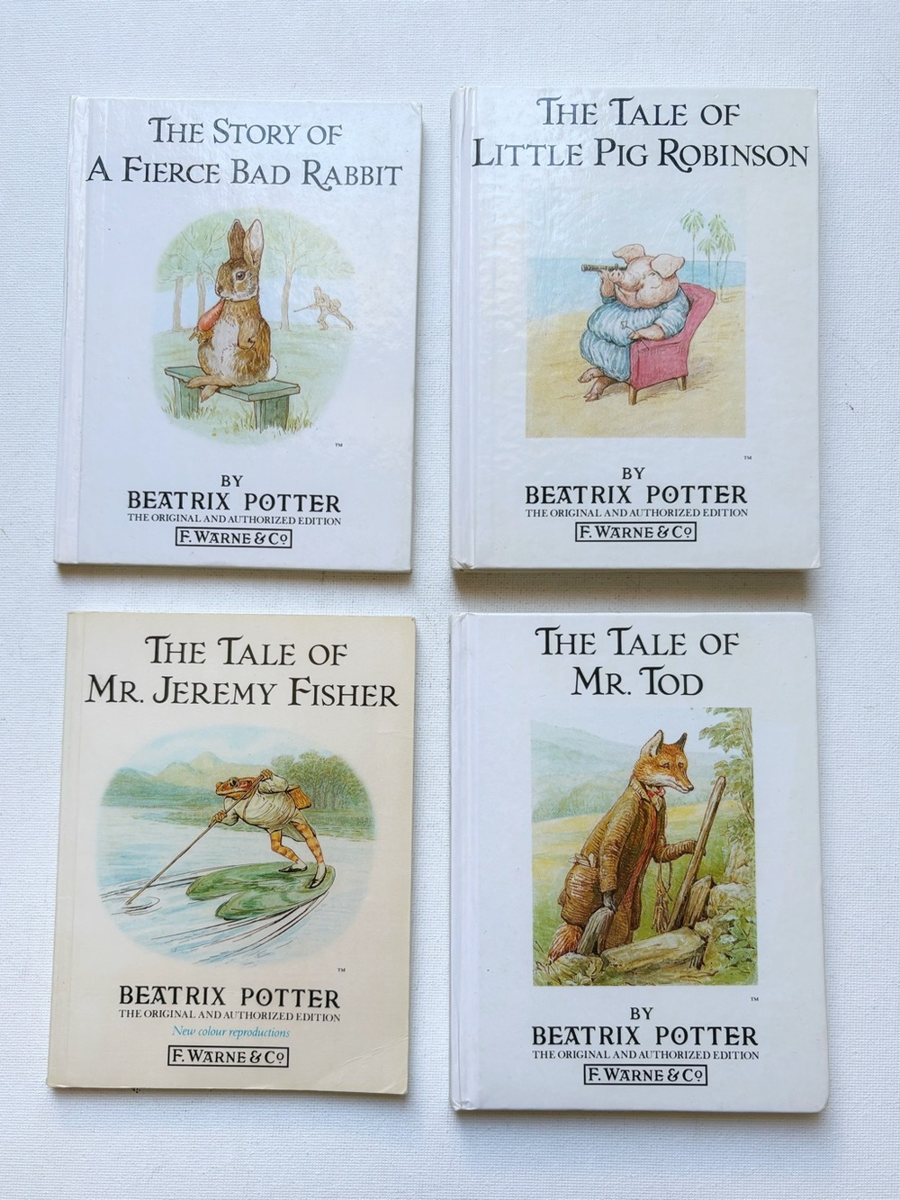 Vintage 1988 Beatrix Potter Books Bundle